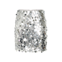Gestuz GlittaGZ Mini Skirt Silver Sequins