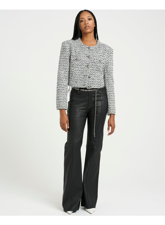Gestuz AmilinaGZ Jacket Black and White Lurex