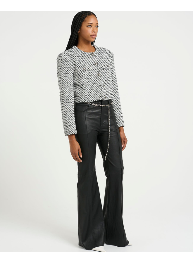 Gestuz AmilinaGZ Jacket Black and White Lurex