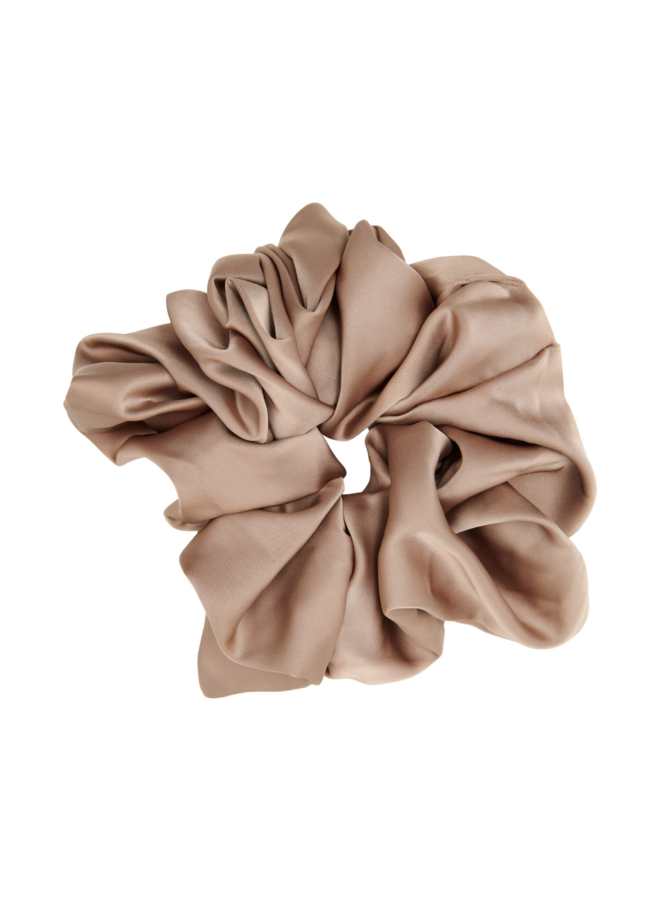 Pico Cali Silk Scrunchie Taupe
