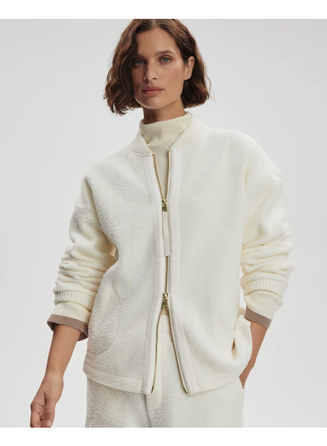 Varley Wilmont Patch Pocket Fleece Egret