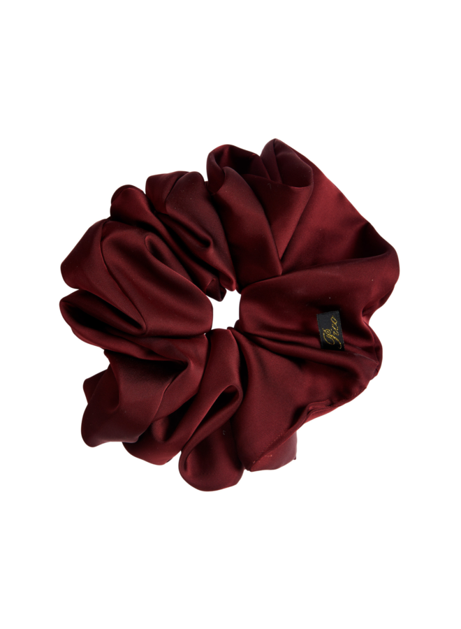 Pico Cali Silk Scrunchie Wine / Wijnrood