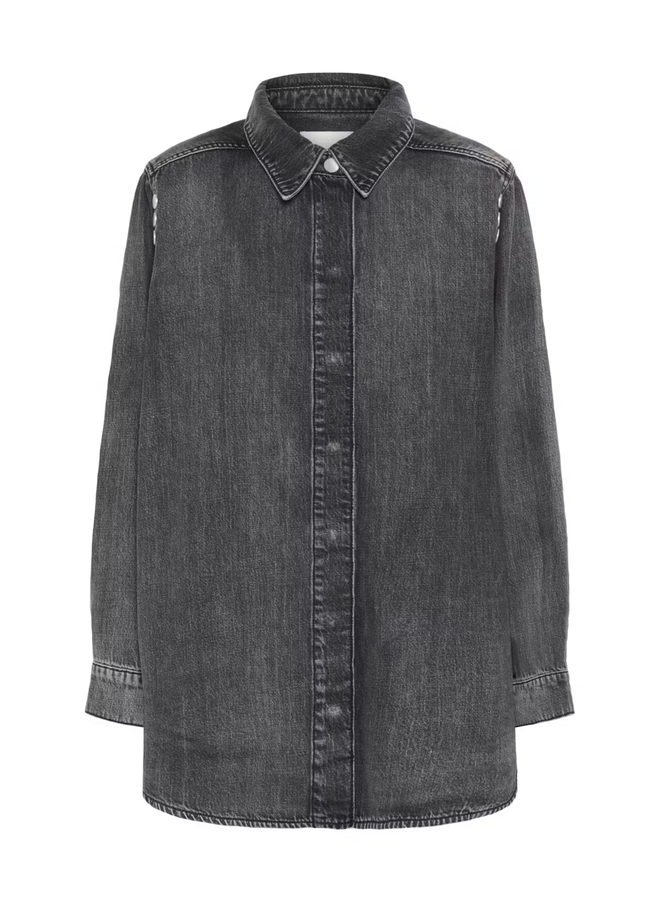 Gestuz ZuvaGZ Shirt Dark Grey Washed
