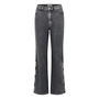 Gestuz ZuvaGZ HW Straight Jeans Dark Grey Washed