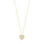 Pilgrim DUNE heart necklace gold-plated