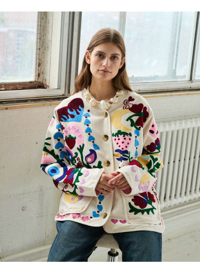 Sissel Edelbo Maggie Jacket - White Rose