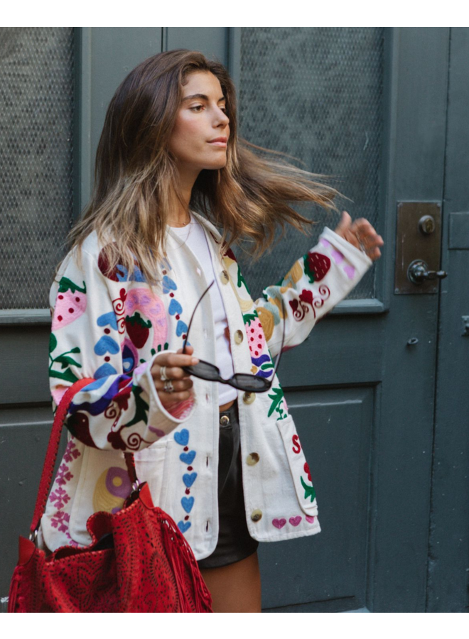 Sissel Edelbo Maggie Jacket - White Rose