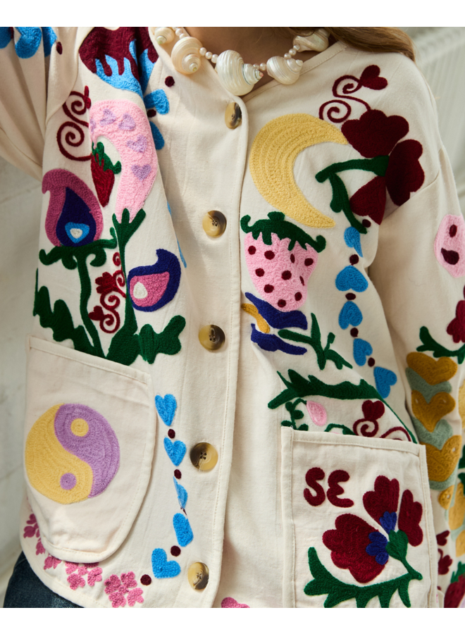 Sissel Edelbo Maggie Jacket - White Rose