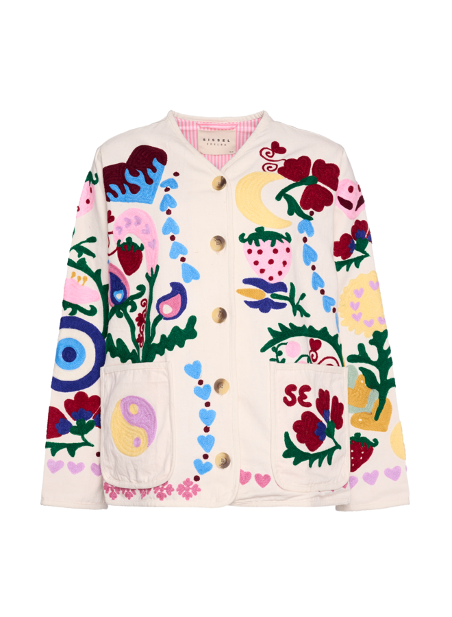 Sissel Edelbo Maggie Jacket - White Rose