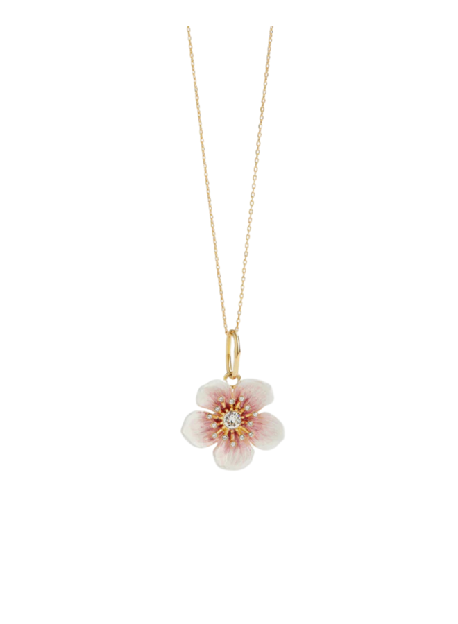 Les Néréides White Cherry Blossom Pendant