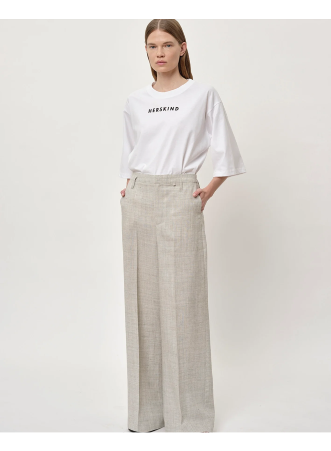 Herskind T-Shirt White - Black Logo