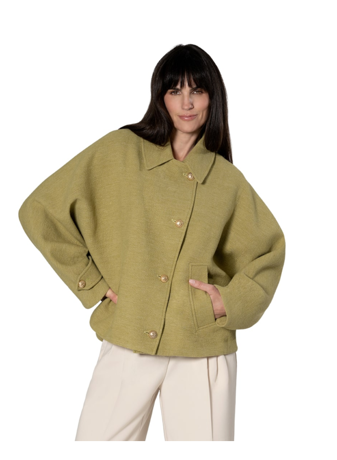 Giacomo Jacket Summer Structure Green Moss