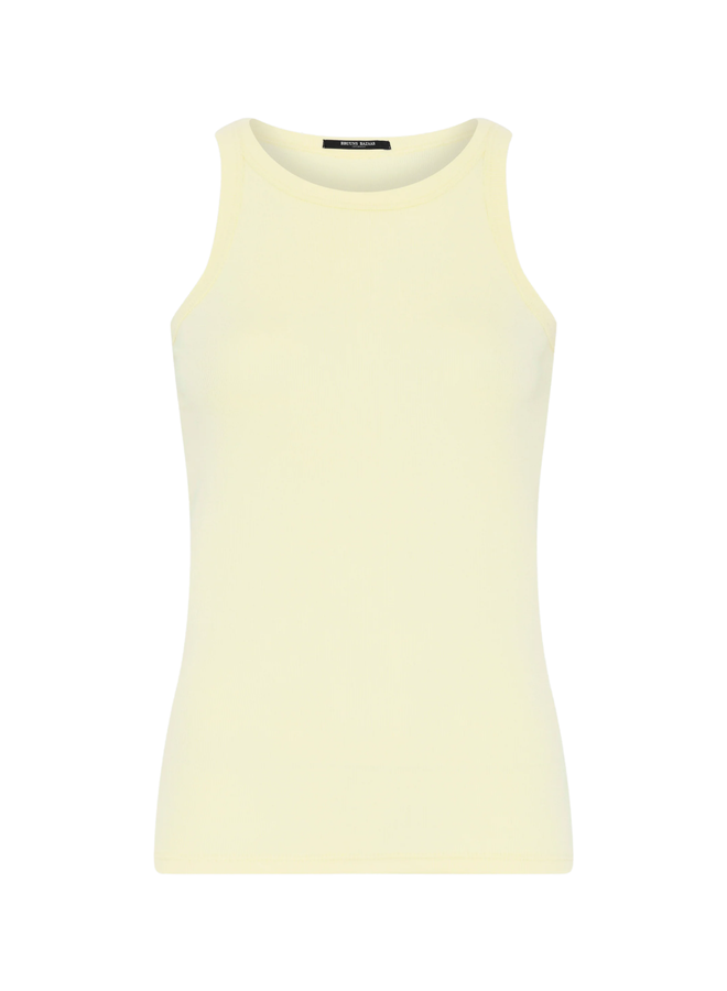 Bruuns Bazaar Katy Rib Tank Top Tender Yellow