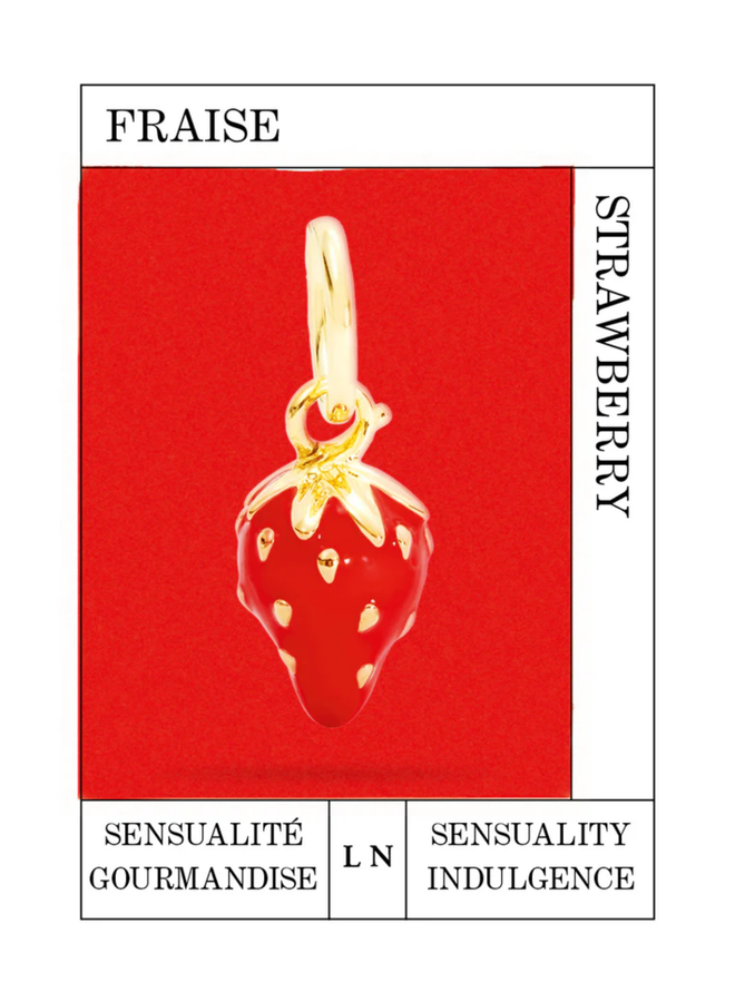 Les Néréides Strawberry pendant
