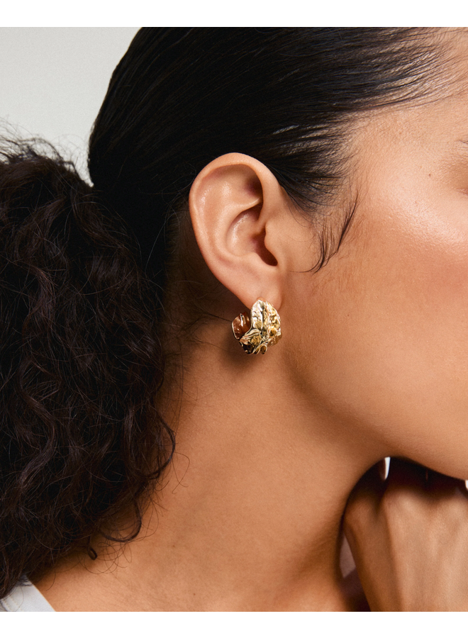 Pilgrim ECLIPSE hoops gold-plated