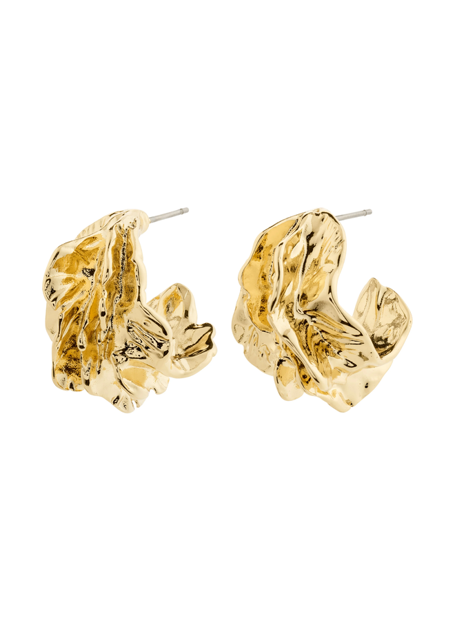 Pilgrim ECLIPSE hoops gold-plated