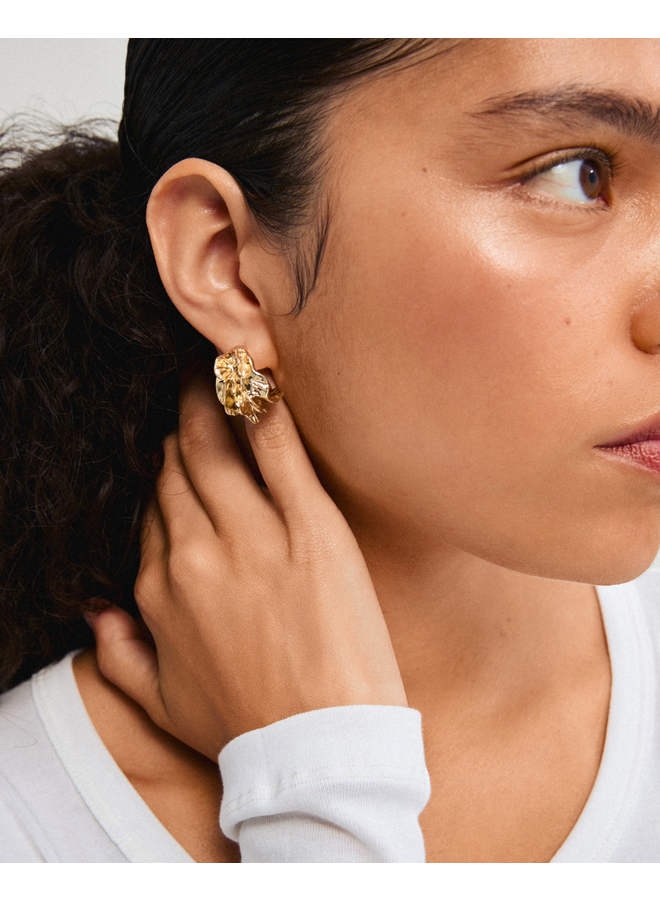 Pilgrim ECLIPSE hoops gold-plated