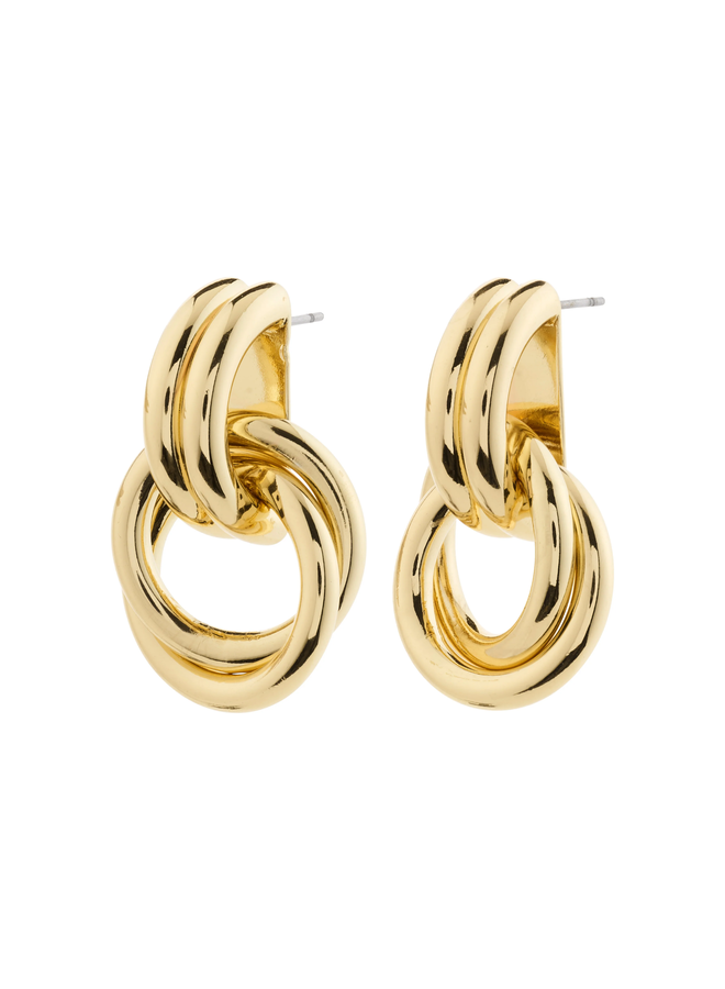 Pilgrim AGNI earrings gold-plated