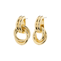 Pilgrim AGNI earrings gold-plated