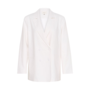 Gestuz Izza Linen Blazer Bright White