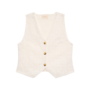 Sissel Edelbo Debbie Vest - Leftover Fabric Cream