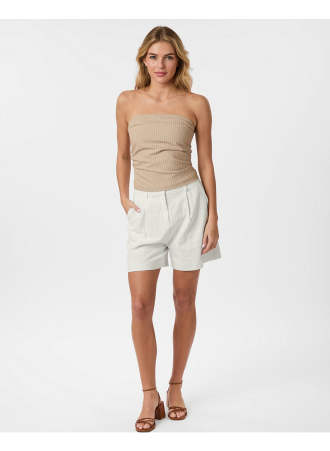 Neo Noir Sega Ramie Shorts Off White