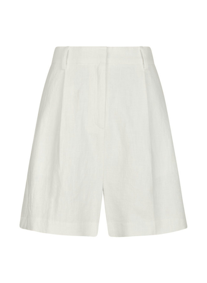 Neo Noir Sega Ramie Shorts Off White