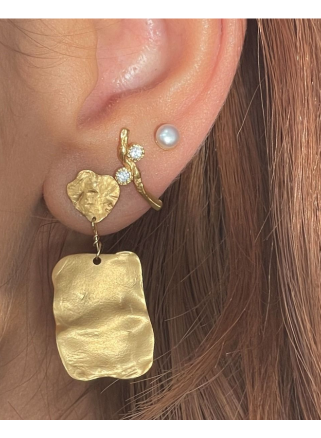Stine A Golden Reflection Earring - per stuk