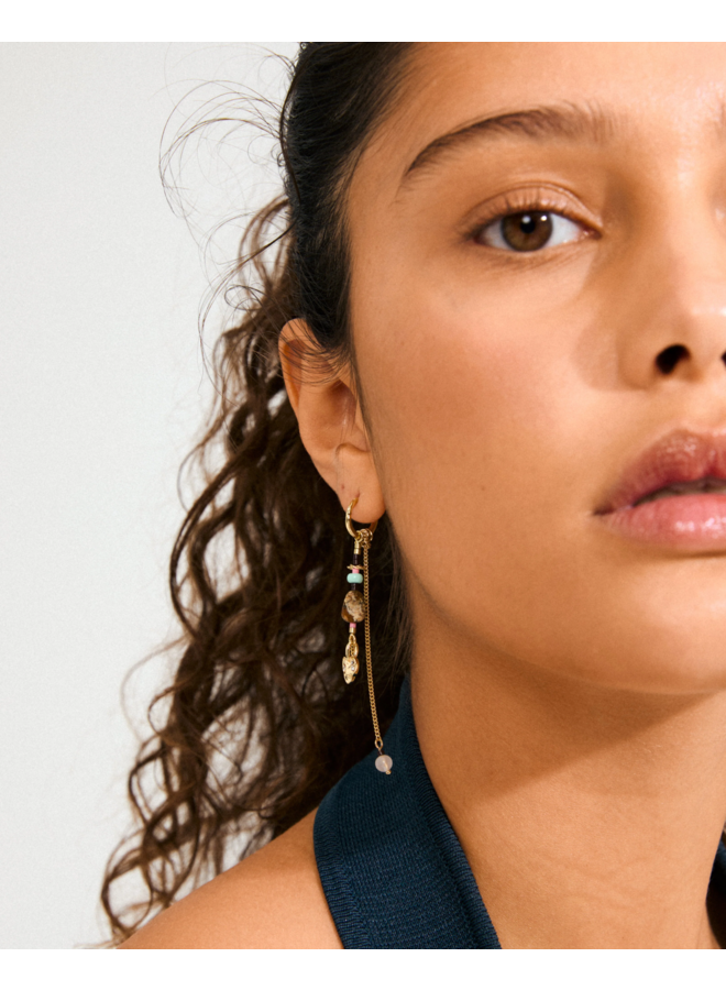 Pilgrim FINLEY single earring gold-plated