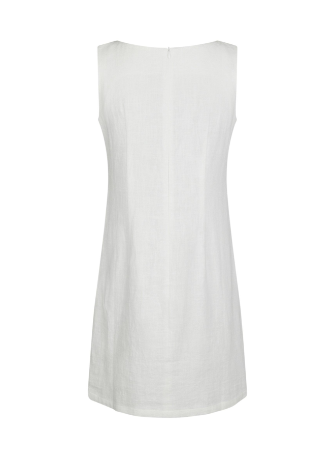 Neo Noir Bruna Ramie Dress Off White