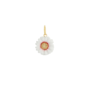 Les Néréides White Daisy Flower Pendant