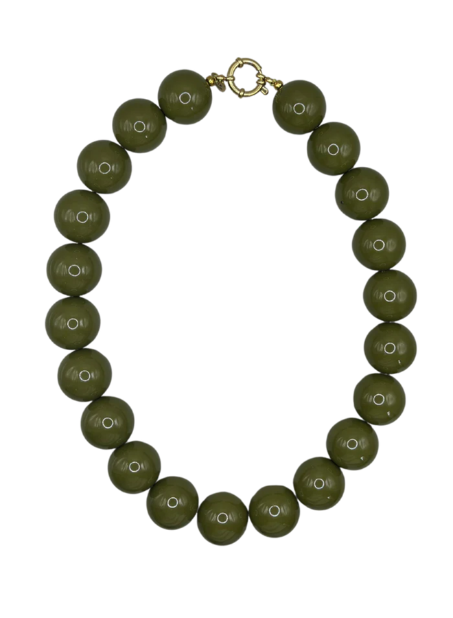 Bonnie Studios Wilma Necklace 45cm Army Green
