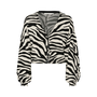 Gestuz Zebba Cardigan Black/Birch Tiger