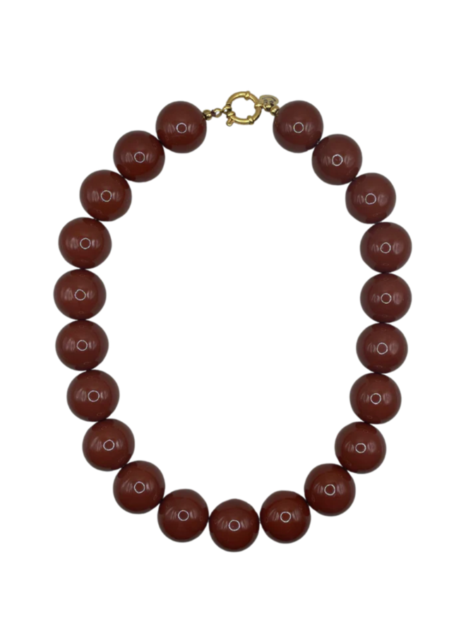 Bonnie Studios Wilma Necklace 42cm Dark Brown