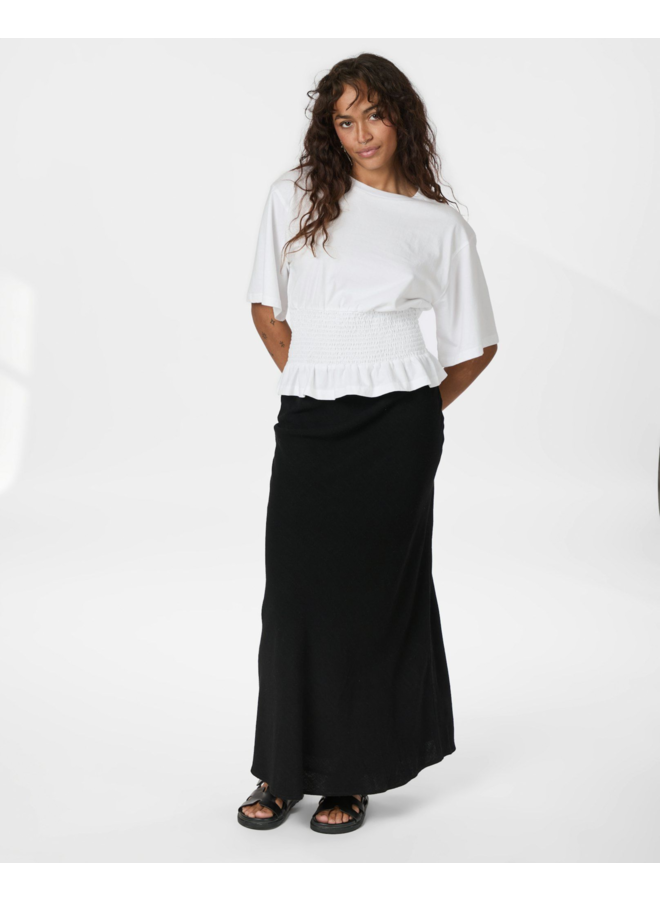 Neo Noir Dray Boxy Smock Tee White