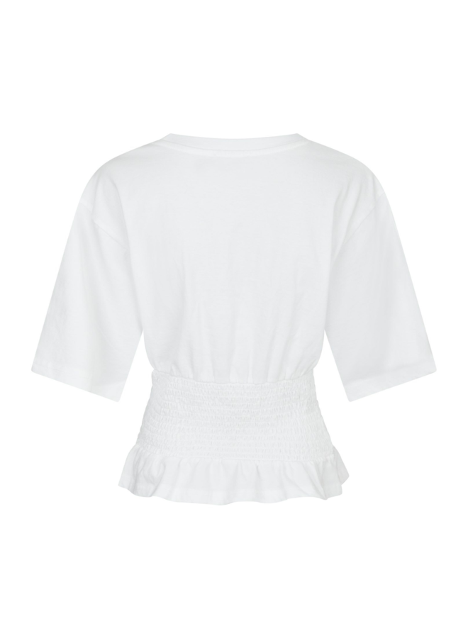 Neo Noir Dray Boxy Smock Tee White
