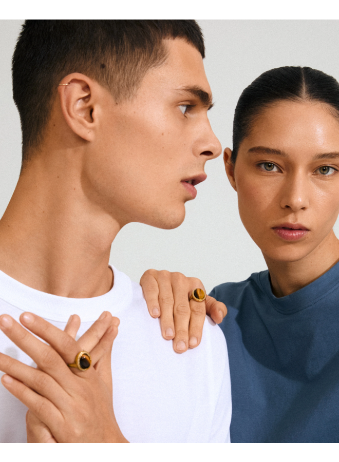 Pilgrim BETWEEN ring gold-plated