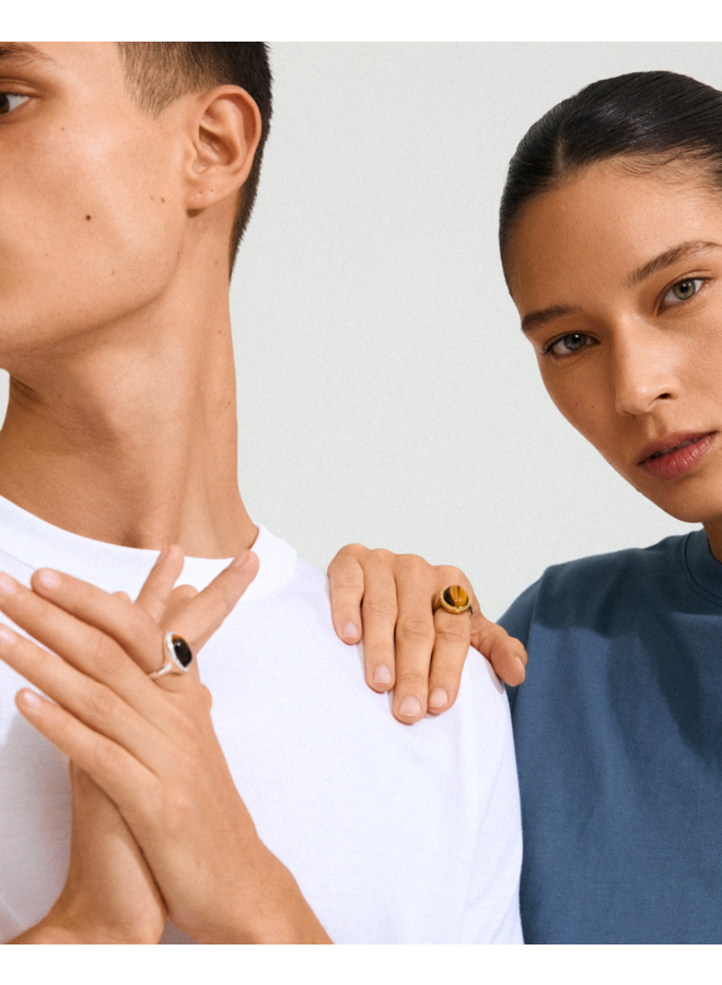 Pilgrim BETWEEN ring gold-plated
