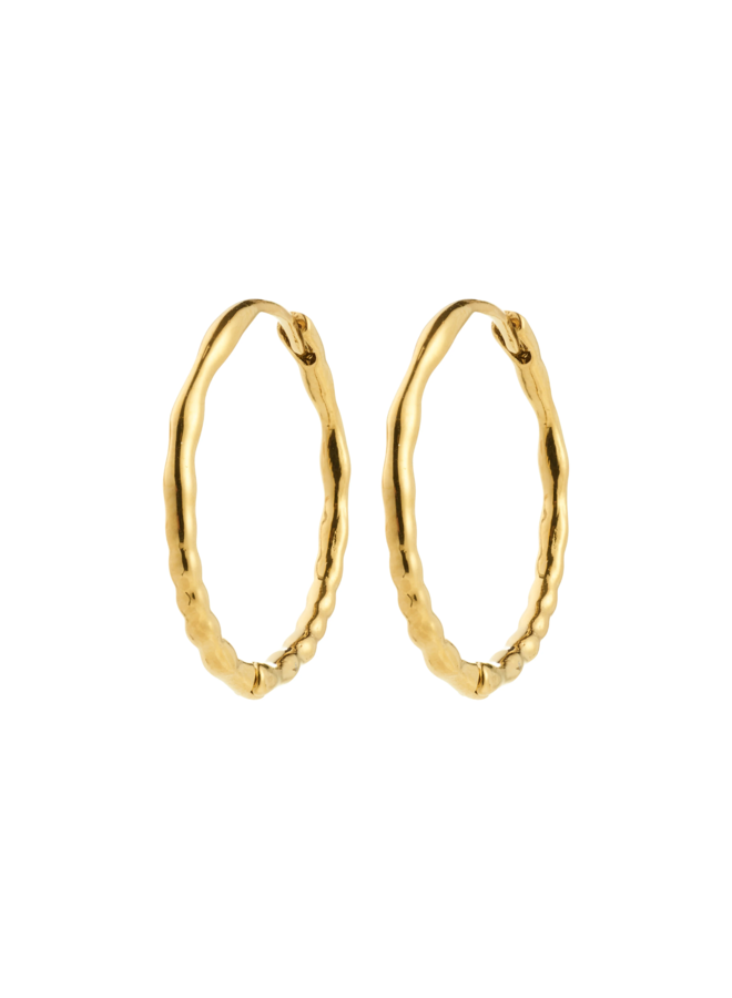 Pilgrim BETWEEN hoops gold-plated