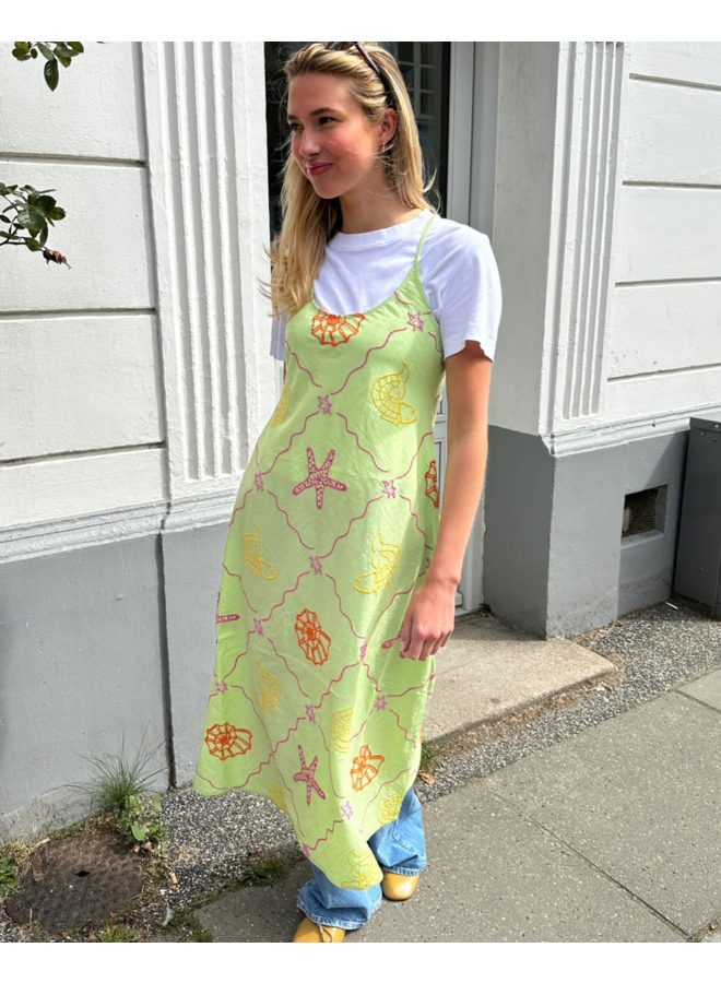 Sissel Edelbo Ocean Strap Dress Pastel Green