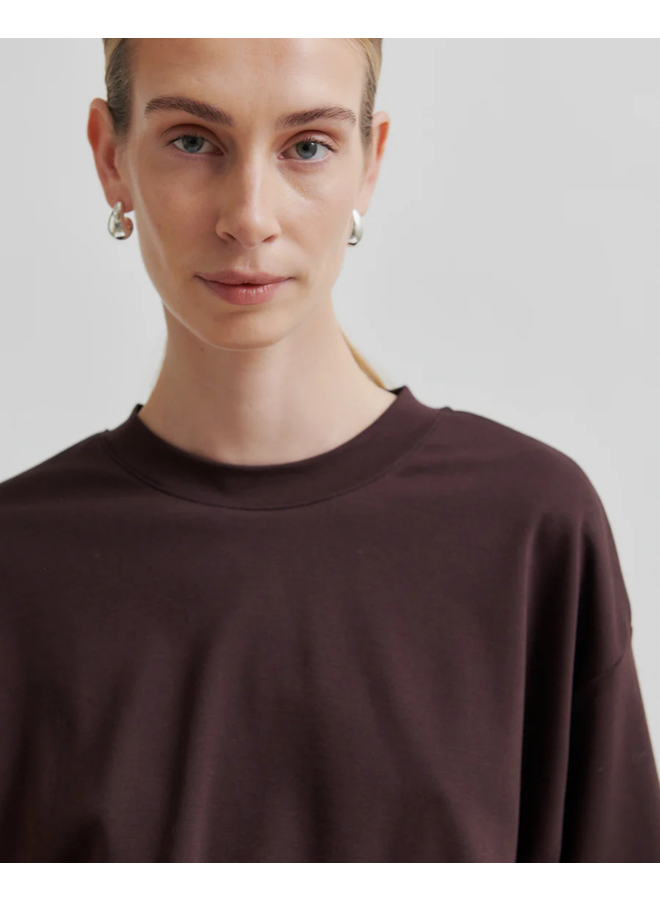 Second Female Missouri Tee Chocolate Plum
