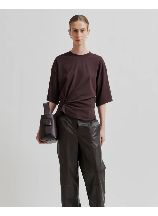 Second Female Missouri Tee Chocolate Plum