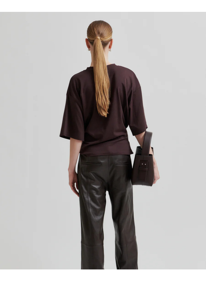 Second Female Missouri Tee Chocolate Plum
