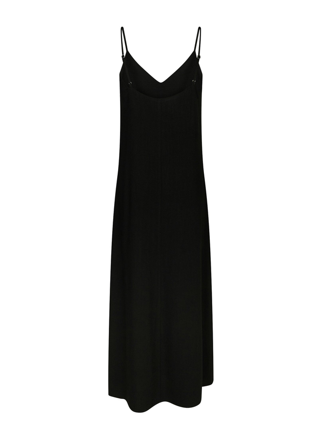 Neo Noir Kessie Linen Dress Black