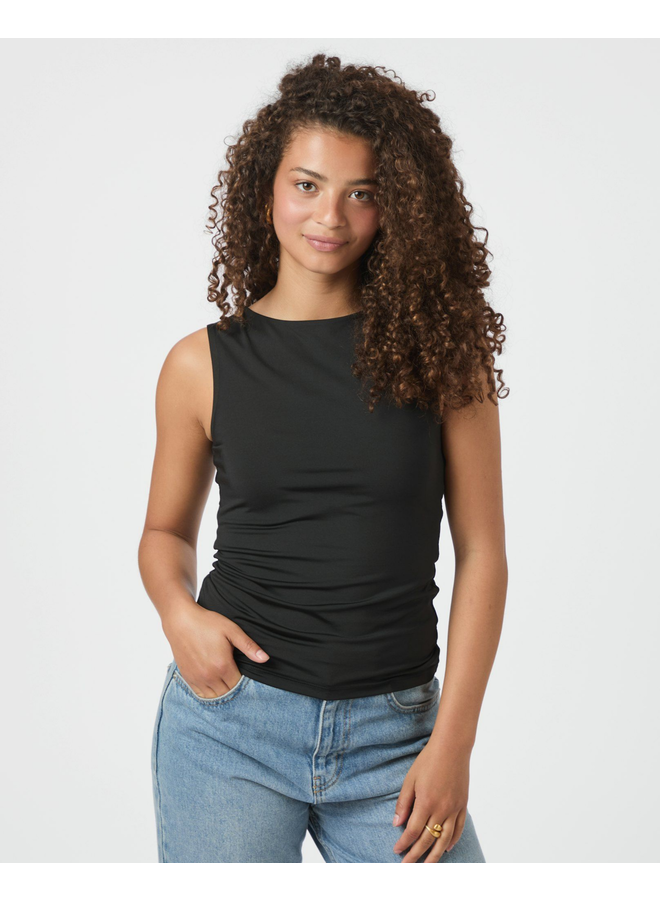 Neo Noir Ditty Jersey Top Black