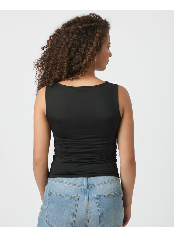 Neo Noir Ditty Jersey Top Black