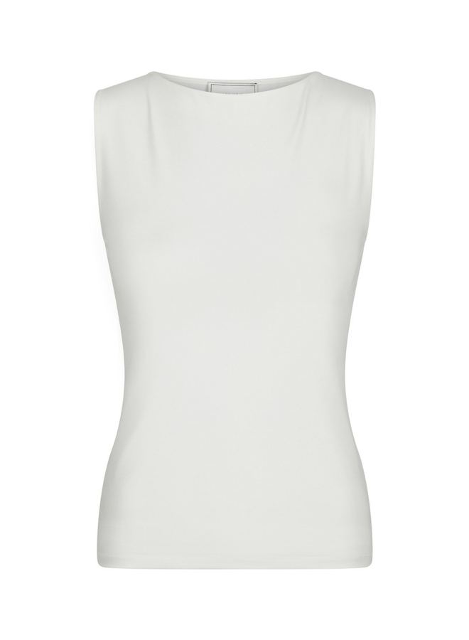 Neo Noir Ditty Jersey Top White