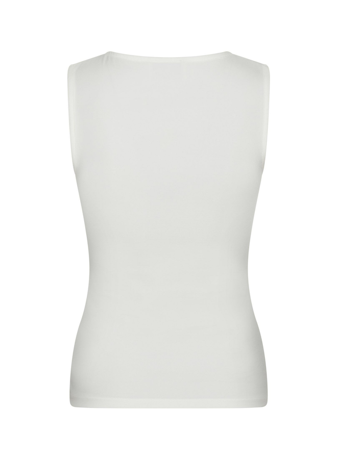 Neo Noir Ditty Jersey Top White