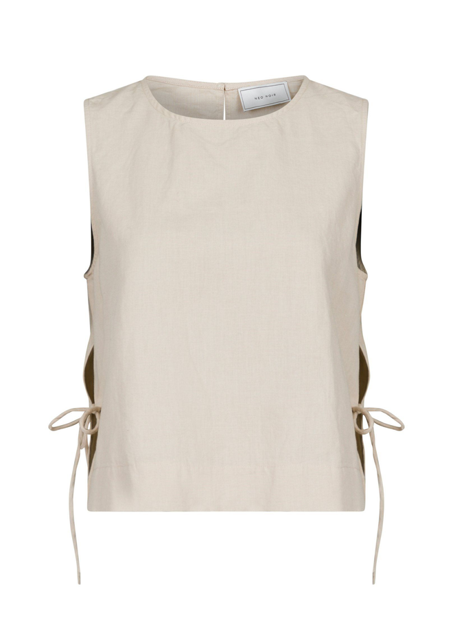 Neo Noir Svetlana Linen Top Sand