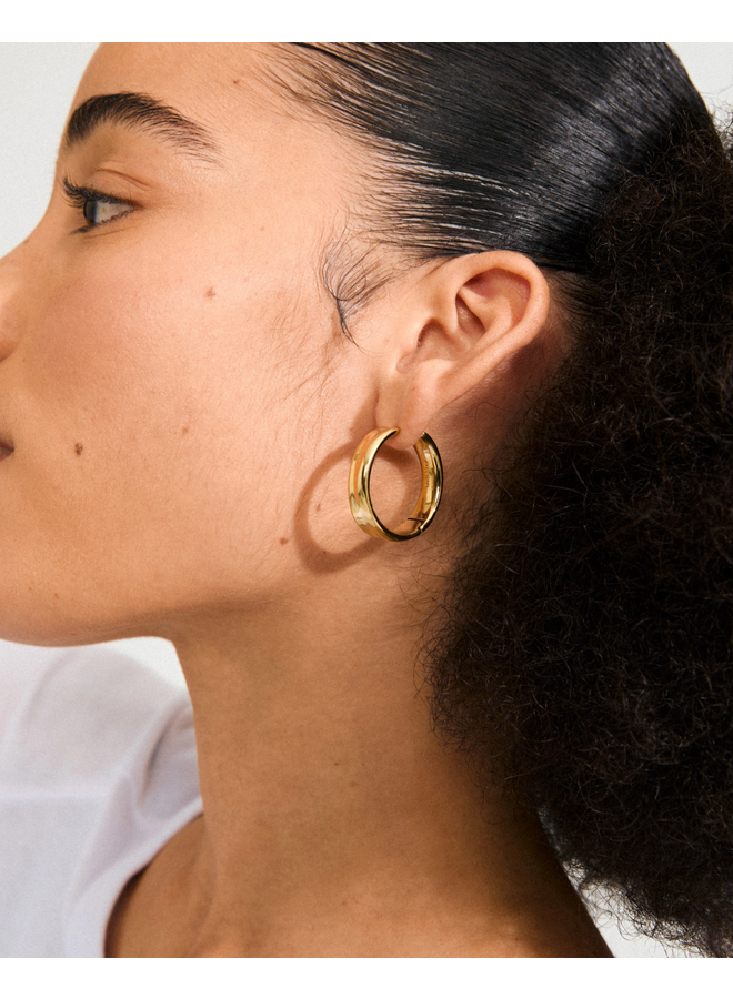 Pilgrim KAYDEN hoops gold-plated
